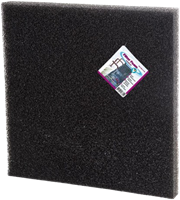 Filtermat / filterfoam 50x50x2 cm grof - kleur zwart