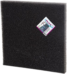 Filtermat / filterfoam 50x50x2 cm grof - kleur zwart