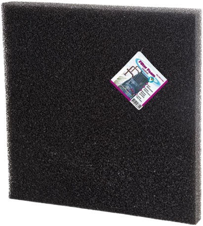 Filtermat / filterfoam 50x50x2 cm grof - kleur zwart