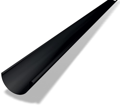 PREFA Mastgoot aluminium 3 meter - zwart