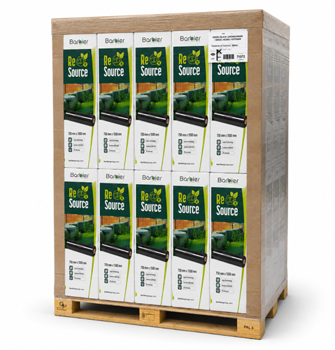 Wikkelfolie Barbier ReSource  75 cm zwart/groen 