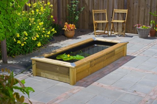 Ubbink Quadro Wood spiegelvijver