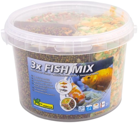 Ubbink Fish Mix - 3 in 1 - Vlokken / Sticks en korrels-2