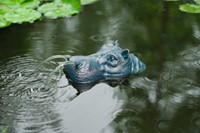 Ubbink Drijvende spuitfiguur Nijlpaard hoofd-2