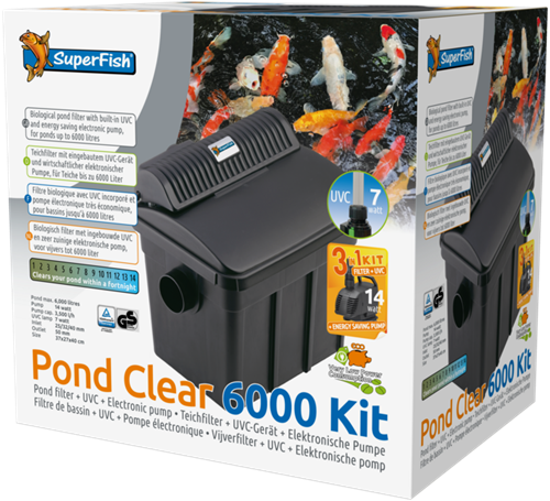 Superfish PondClear 6000 vijverfilterpakket