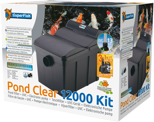 Superfish PondClear 12000 vijverfilterpakket