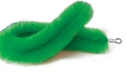 Afzetborstel groen - 100 x 15 cm