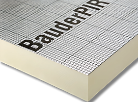 PIR-platen met aluminium cachering