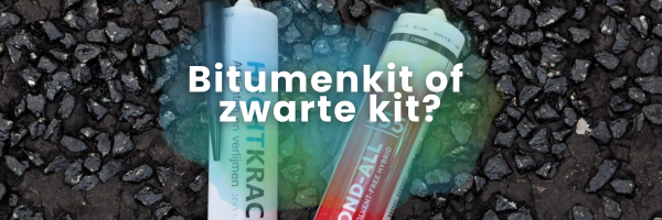Kan zwarte kit bitumenkit vervangen?