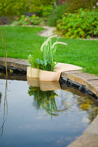 Vijverplantzak jute 2 zakken