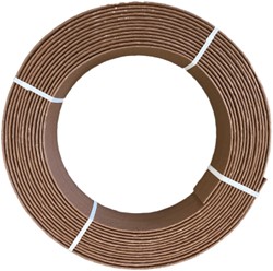 Ekoboard randafwerking 14 cm x 25 meter - cortenstaal 