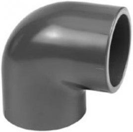 PVC Knie 90 Graden - 50 mm 