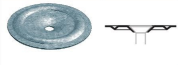 Drukverdeelplaatje 70 mm rond - 500 stuks