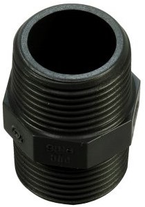 Draadnippel / Dubbelnippel buitendraad 3/4 inch 