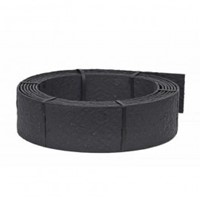 Ecolat randafwerking 12 cm x 25 meter - zwart