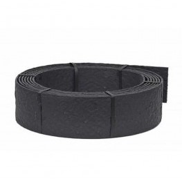 Ecolat randafwerking 12 cm x 25 meter - zwart