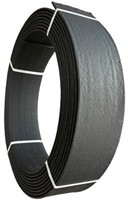 Ekoboard randafwerking 19 cm x 15 meter - zwart
