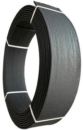 Ekoboard randafwerking 19 cm x 15 meter - zwart