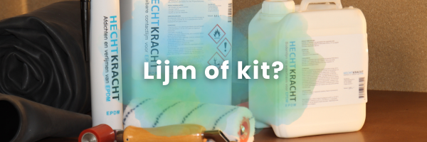 EPDM bevestigen: lijm of kit?