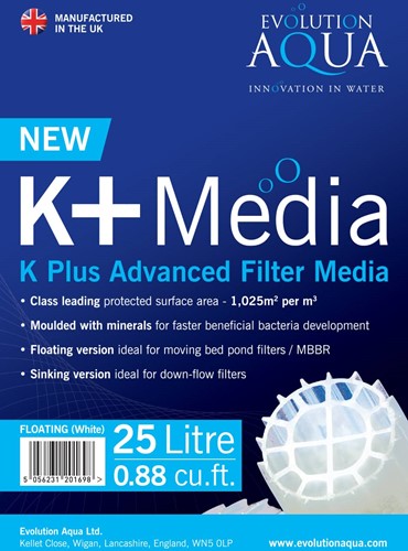 Evolution Aqua K+ Filter Media - 25 liter