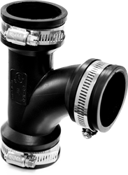 Flexibel T-stuk - 63 mm 