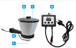 Superfish / Koi Pro Fish Feeder onderdelen