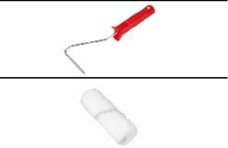 Lijmrol compleet met houder en lijmrol - 10 cm