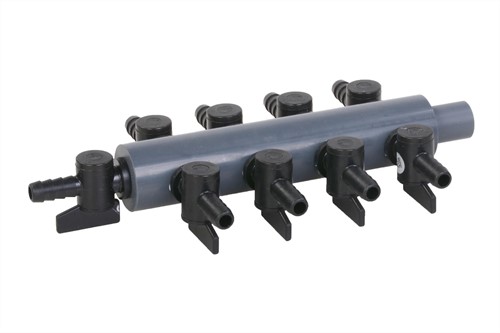 Luchtverdeler kunststof 9 mm - 9 weg 