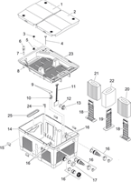 Deksel BioTec 5.1/10.1 zonder grid