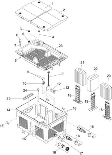 OASE Onderdelen BioSmart 36000 / Set 20000-36000