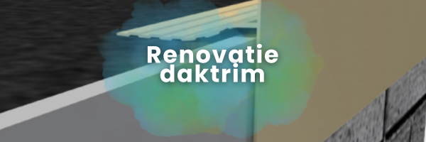  Overzet daktrim bij dakrenovatie