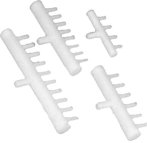 Plastic luchtverdeler 4 weg