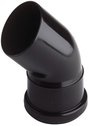 PVC Manchet bocht 75 mm - 45 graden