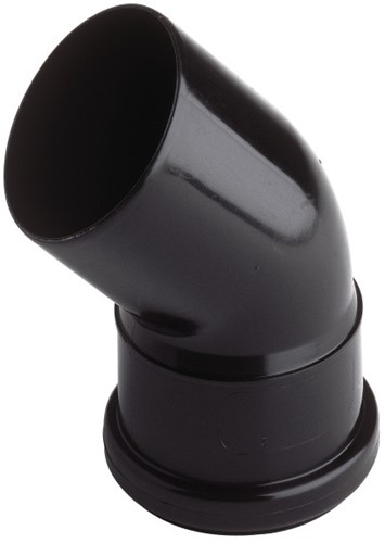 PVC Manchet bocht 75 mm - 45 graden