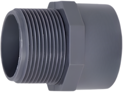 PVC Puntstuk met buitendraad - 40 mm x 1,25 inch