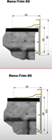 Daktrim Renovatie trim 80 mm t.b.v. oude trim 60 mm-2