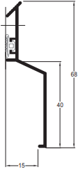 Roval Solin RFE 15-40 muurstrip - 1,50 meter lengte-2