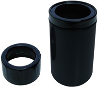 Aquaforte inbouw drijvende skimmer zwart