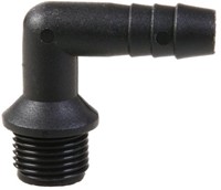 PP Slangtule haaks buitendraad 1 inch x 25 mm tule
