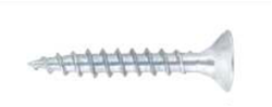 Spaanplaatschroef - pozi - voldraad - wit verzinkt - 4,0 x 70 mm - 200 stuks