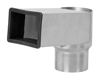 Hemelwaterafvoer stadsuitloop manchet ALU 60-80 / HWA 70-3