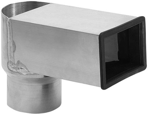 Hemelwaterafvoer stadsuitloop manchet ALU 60-100 / HWA 100