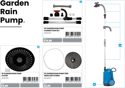 Superfish Onderdelen garden rain pomp-2