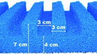 Filterschuim - T-profiel - 58 x 27 cm