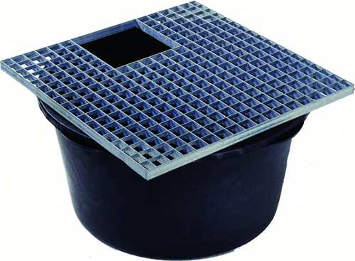 Ubbink Metalen afdekrooster, vierkant 60x60-2