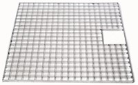 Ubbink Metalen afdekrooster, vierkant 80x80 cm