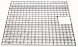 Ubbink Metalen afdekrooster, vierkant 80x80 cm