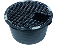 Ubbink Metalen afdekrooster, rond 104 cm-2