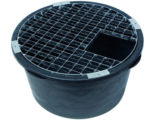 Ubbink Metalen afdekrooster, rond 61 cm-2