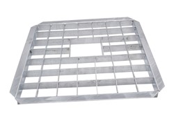 Ubbink Metalen afdekrooster, vierkant 40x40 cm